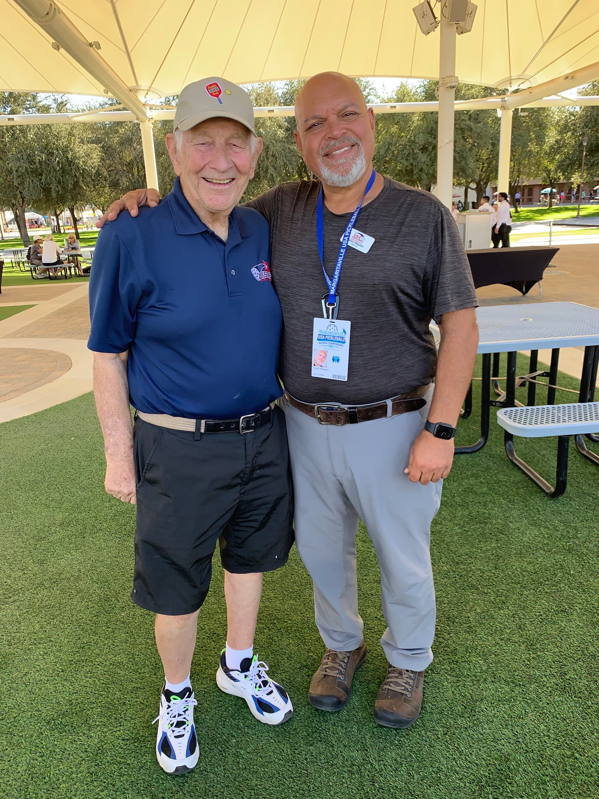 Coach Tobin at the USA Pickleball National Championships.